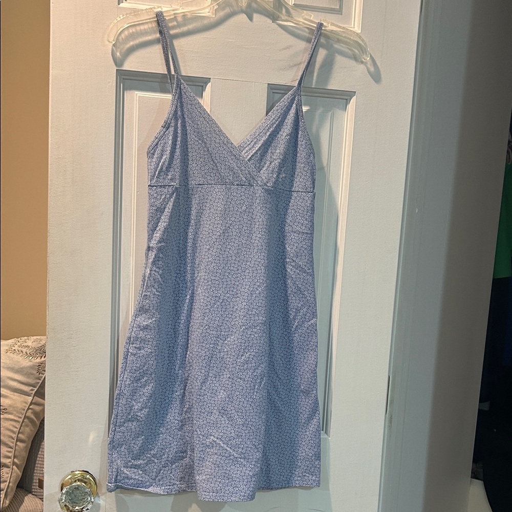 Brandy Melville Light Blue Floral Dress